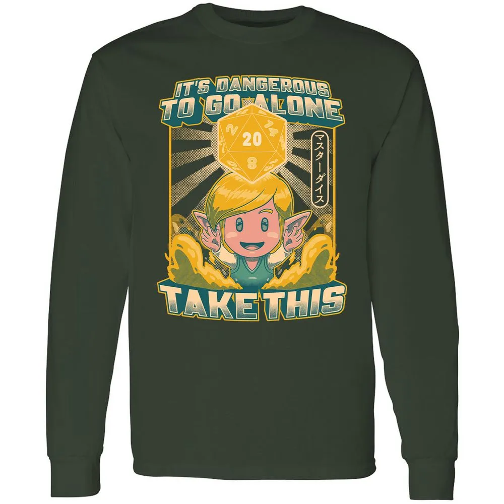 Long Sleeve T-Shirt - E7JPK7L5 - Forest Green - 4