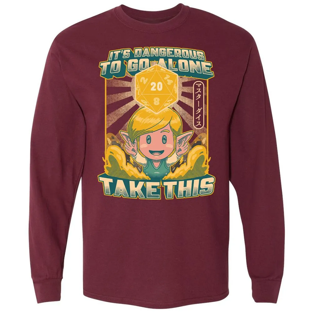 Long Sleeve T-Shirt - E7JPK7L5 - Maroon - 11