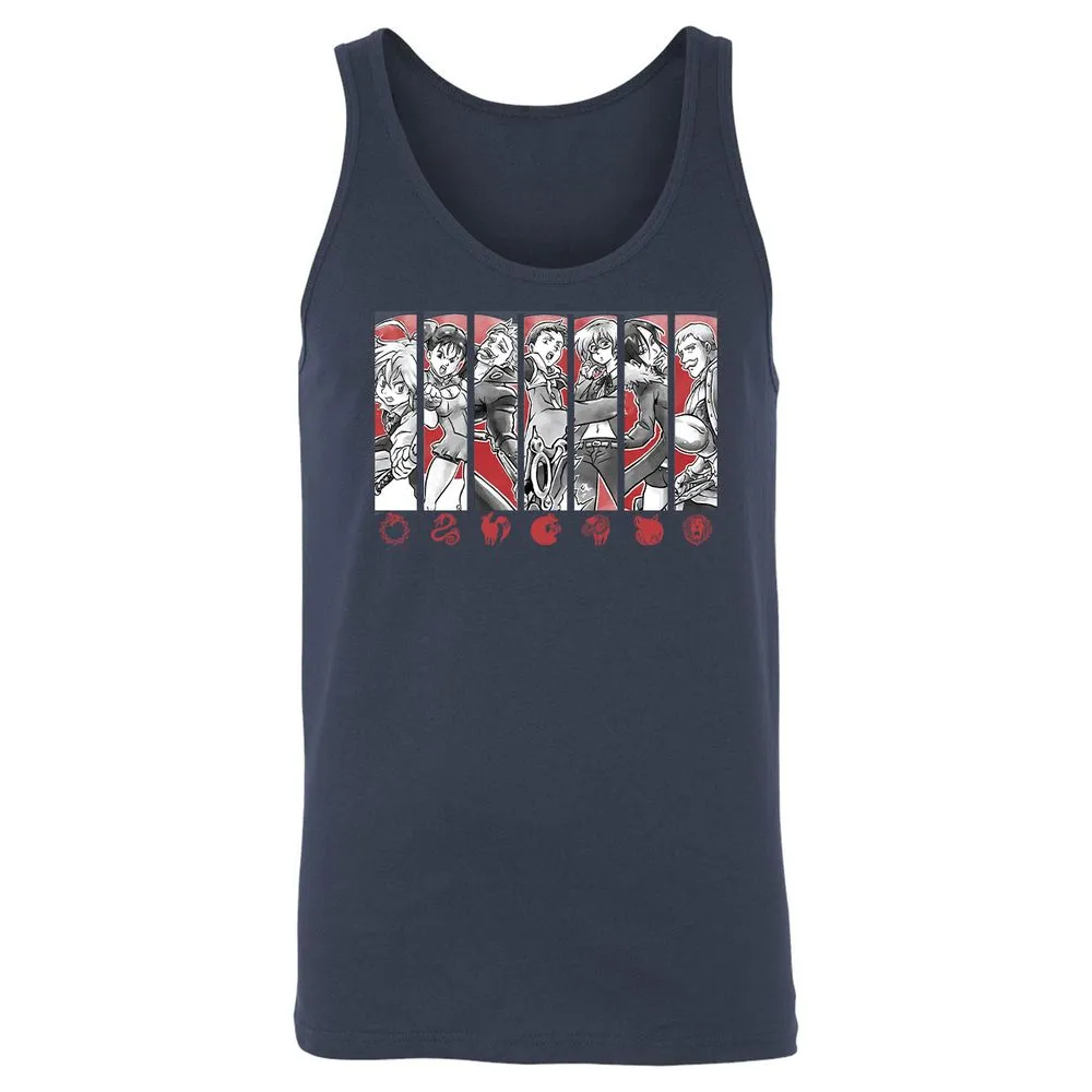 Unisex Jersey Tank - B7HT5QTJ - Navy - 2