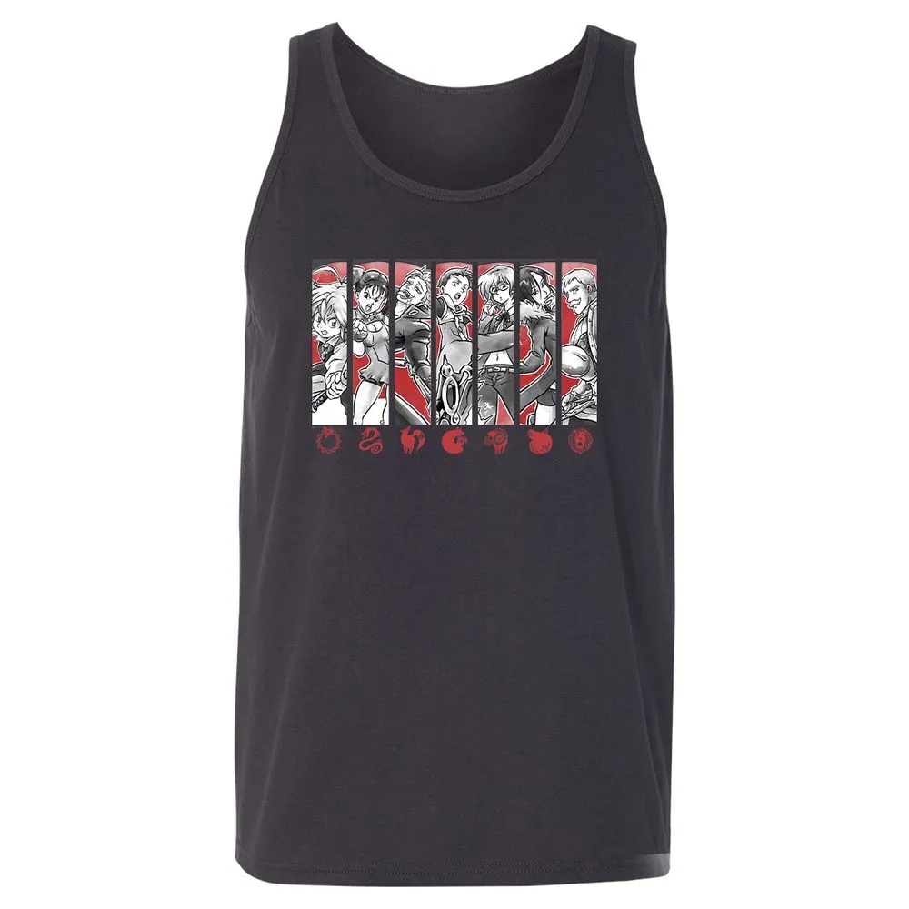 Unisex Jersey Tank - B7HT5QTJ - Dark Grey - 7