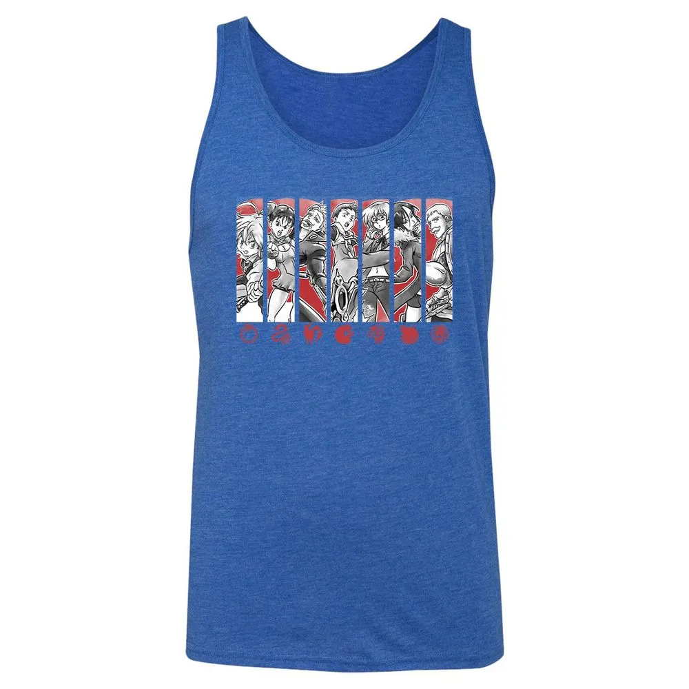 Unisex Jersey Tank - B7HT5QTJ - True Royal Triblend - 12