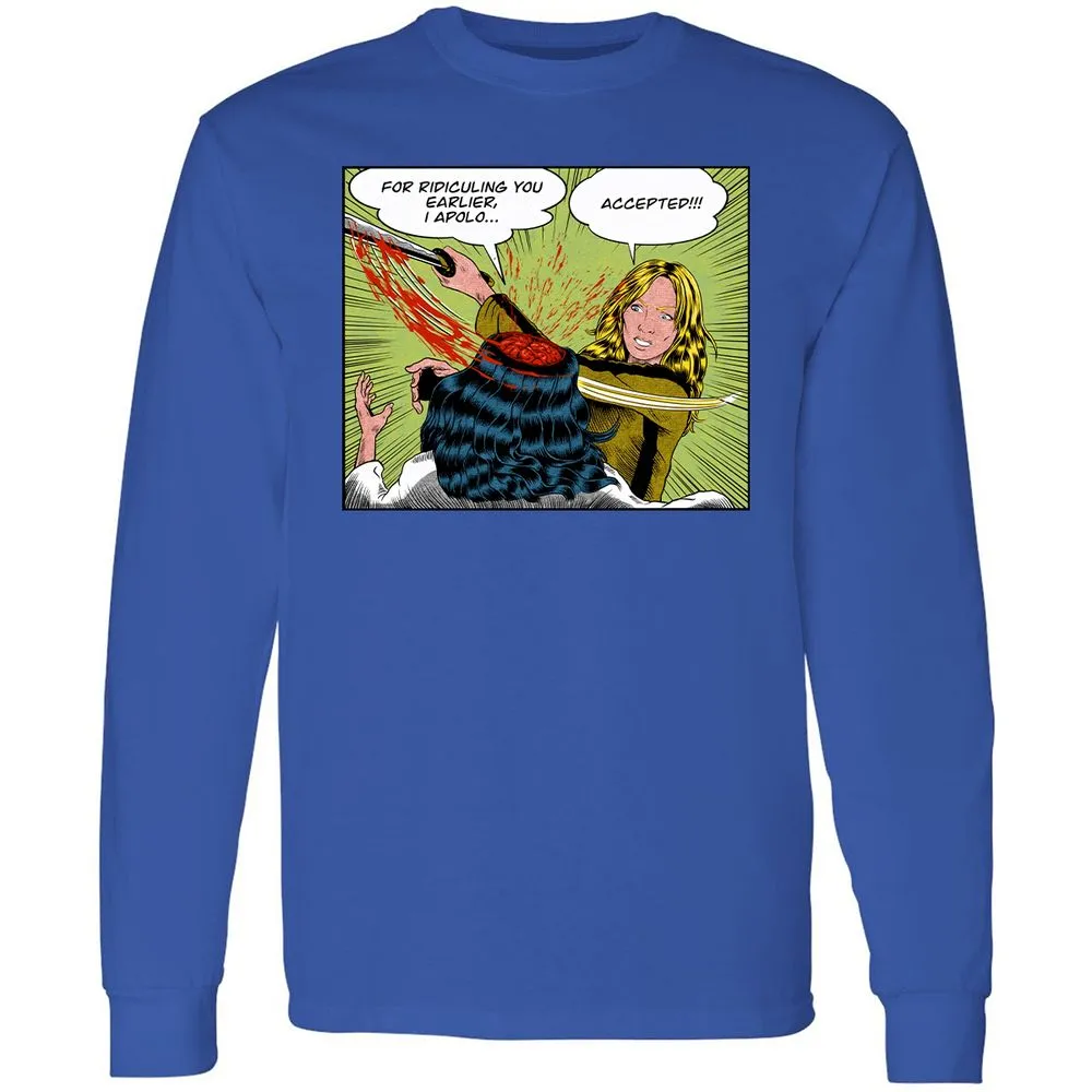 Long Sleeve T-Shirt - 924CGBF2 - Royal - 8