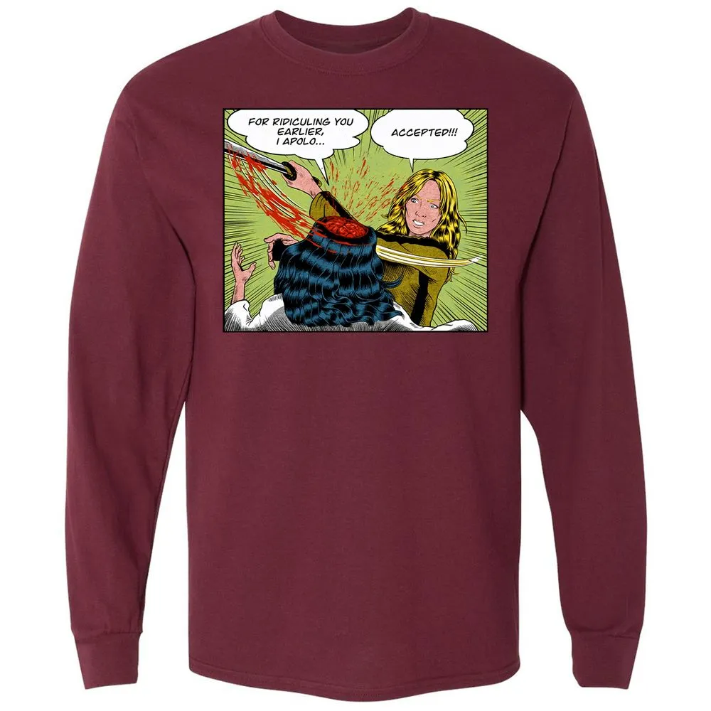 Long Sleeve T-Shirt - 924CGBF2 - Maroon - 11