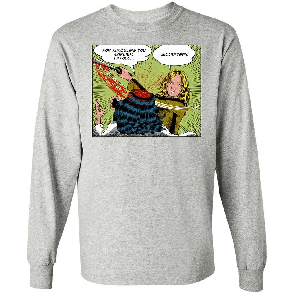 Long Sleeve T-Shirt - 924CGBF2 - Ash - 7