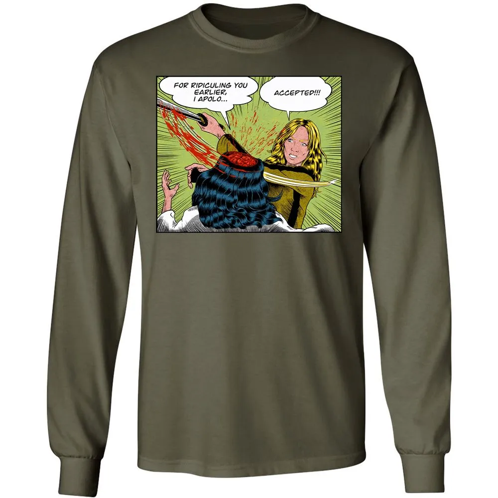 Long Sleeve T-Shirt - 924CGBF2 - Military Green - 16