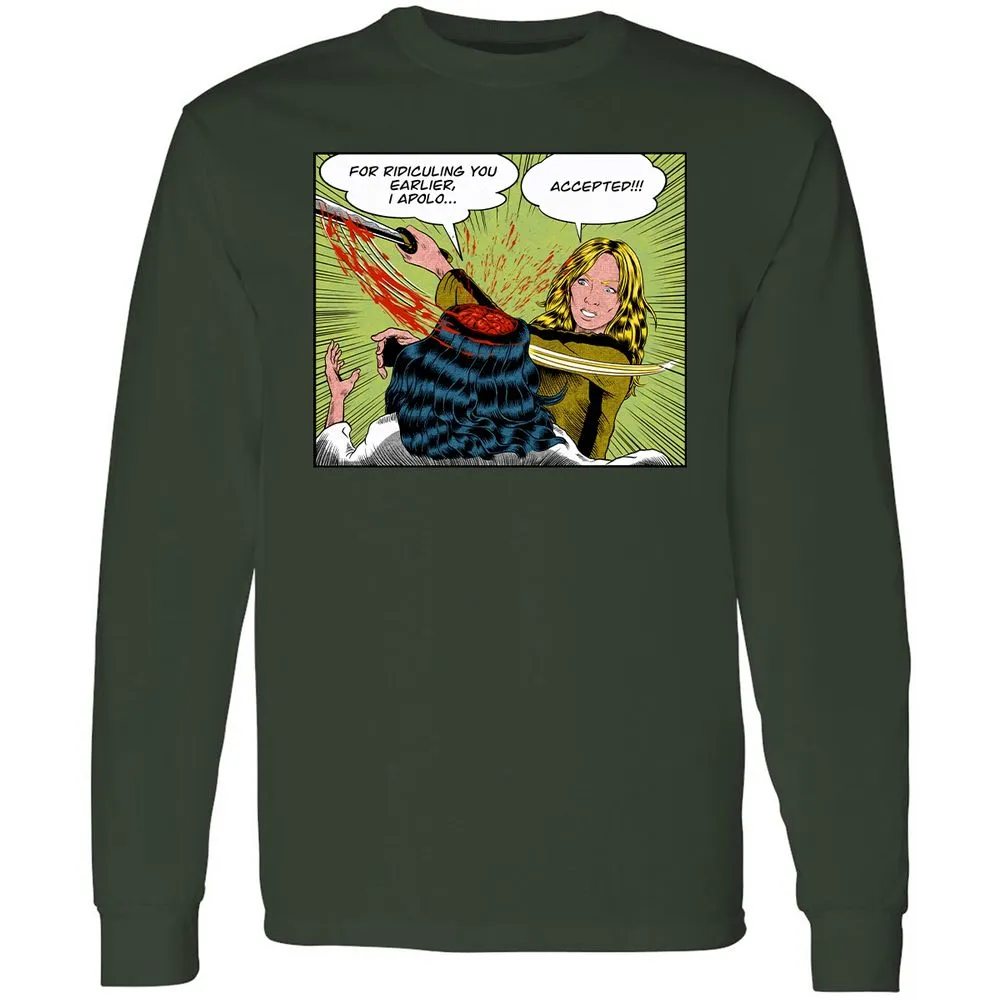 Long Sleeve T-Shirt - 924CGBF2 - Forest Green - 4