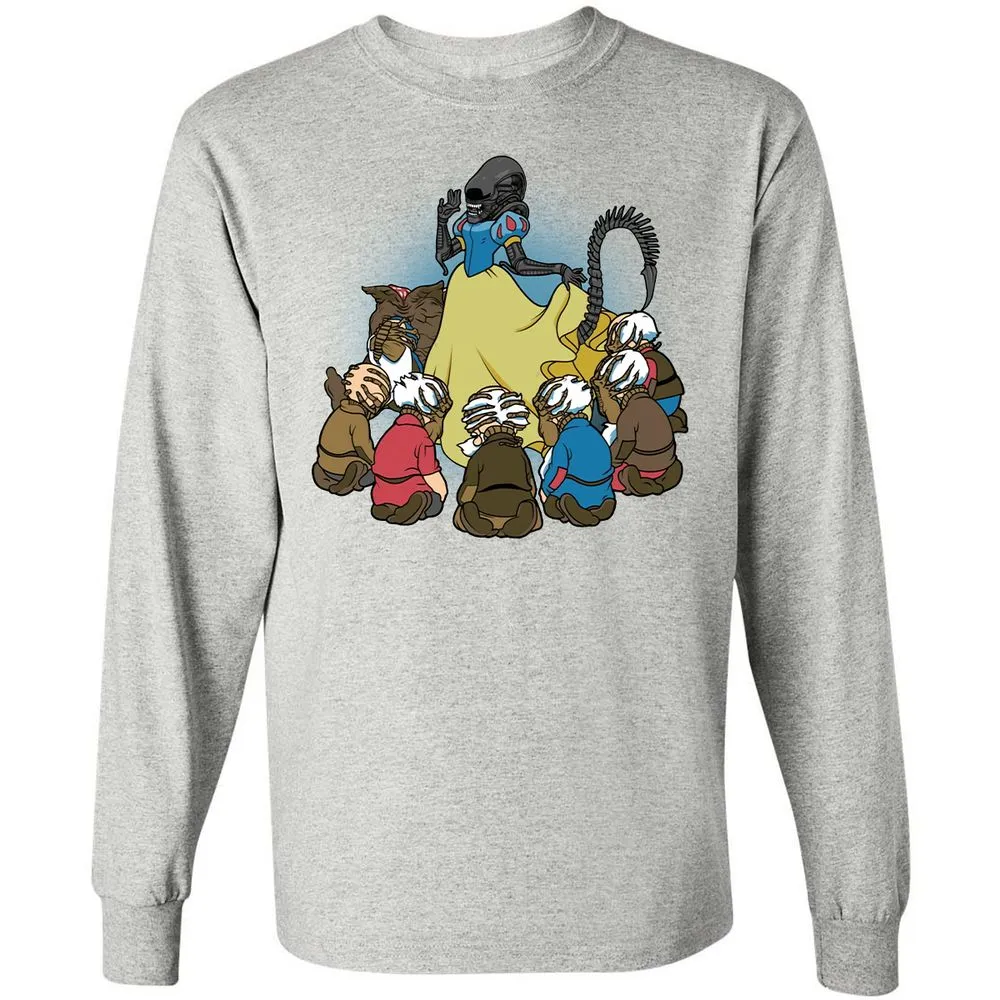 Long Sleeve T-Shirt - 4NDAY6JH - Ash - 7
