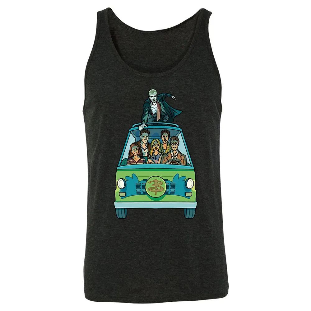Unisex Jersey Tank - A3E8VEZW - Charcoal Black Triblend - 5