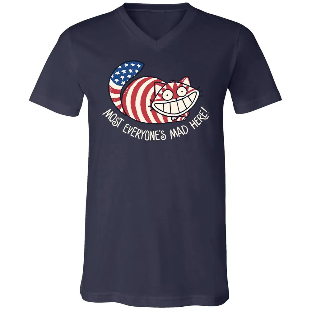 Unisex V-Neck T-Shirt - CPRE4MLA - Navy - 2