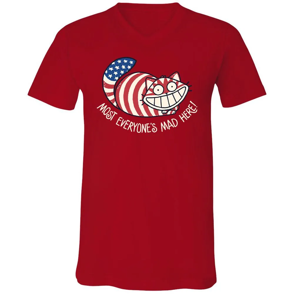 Unisex V-Neck T-Shirt - CPRE4MLA - Red - 3