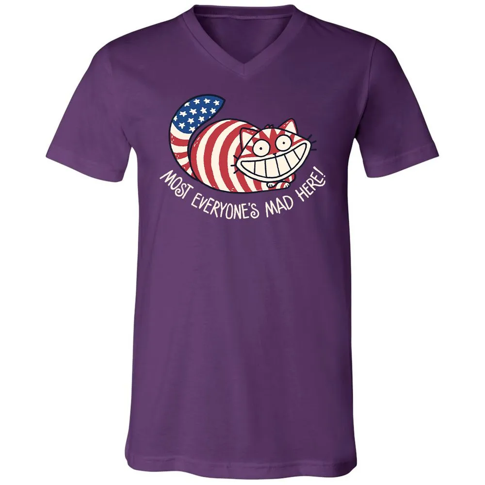 Unisex V-Neck T-Shirt - CPRE4MLA - Team Purple - 9