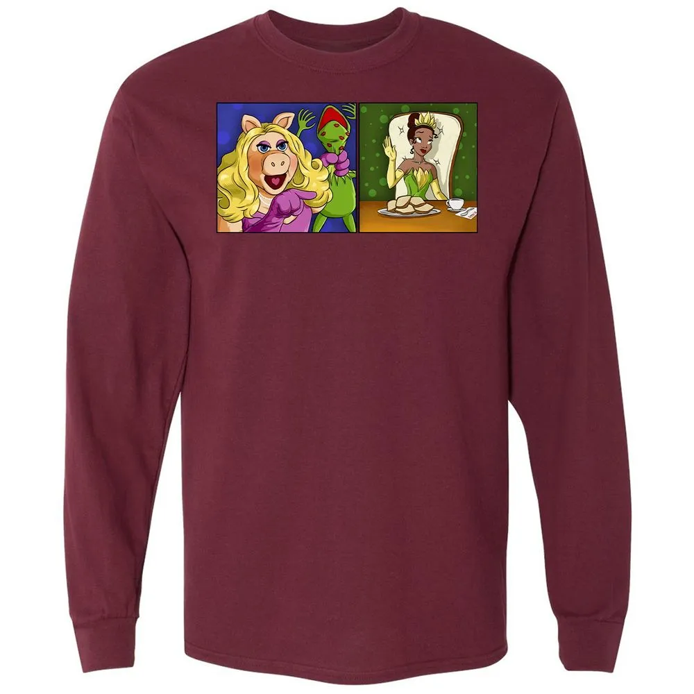 Long Sleeve T-Shirt - 3JU3ZV7D - Maroon - 11