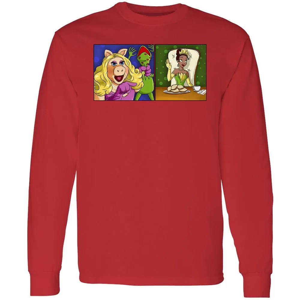 Long Sleeve T-Shirt - 3JU3ZV7D - Red - 14