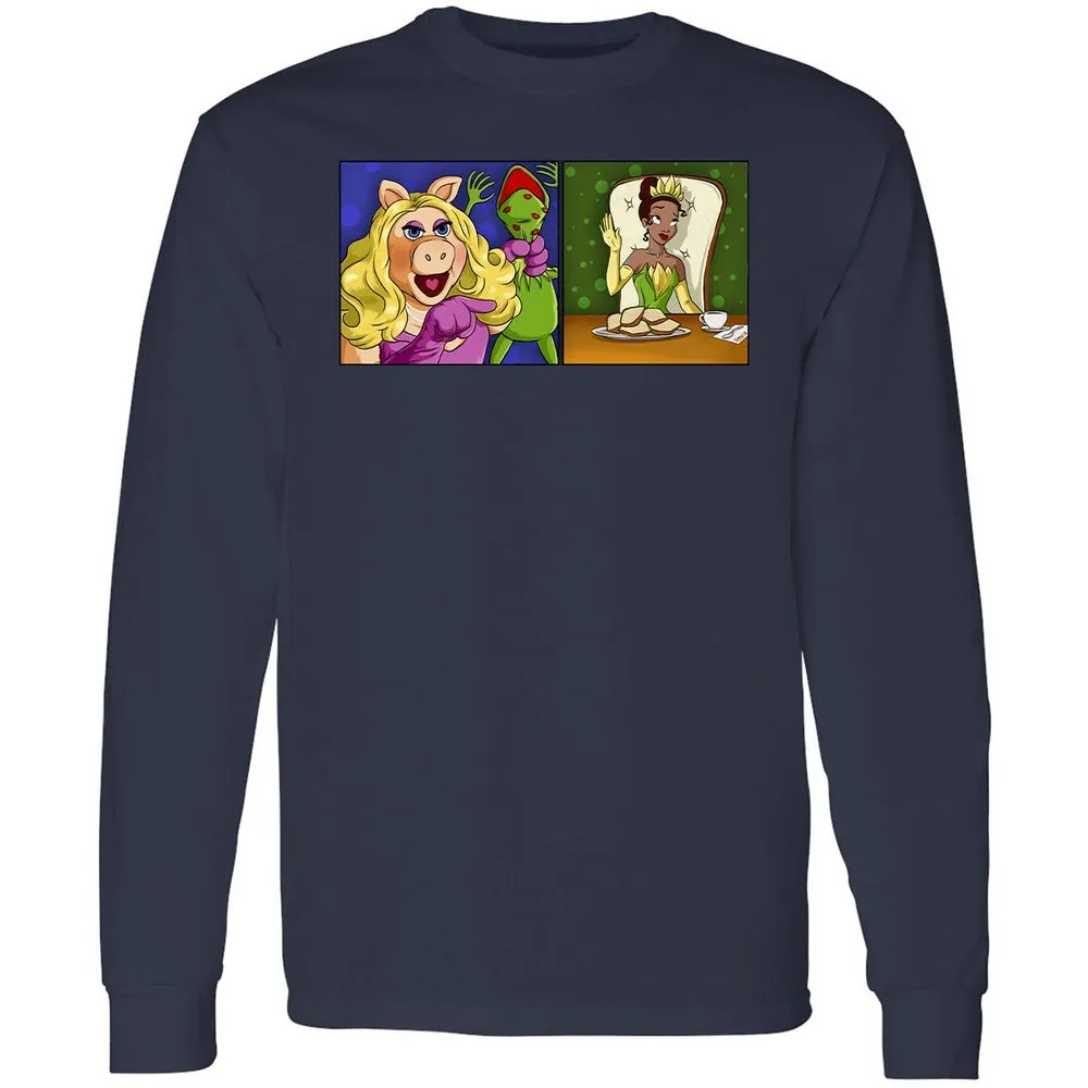 Long Sleeve T-Shirt - 3JU3ZV7D - Navy - 2