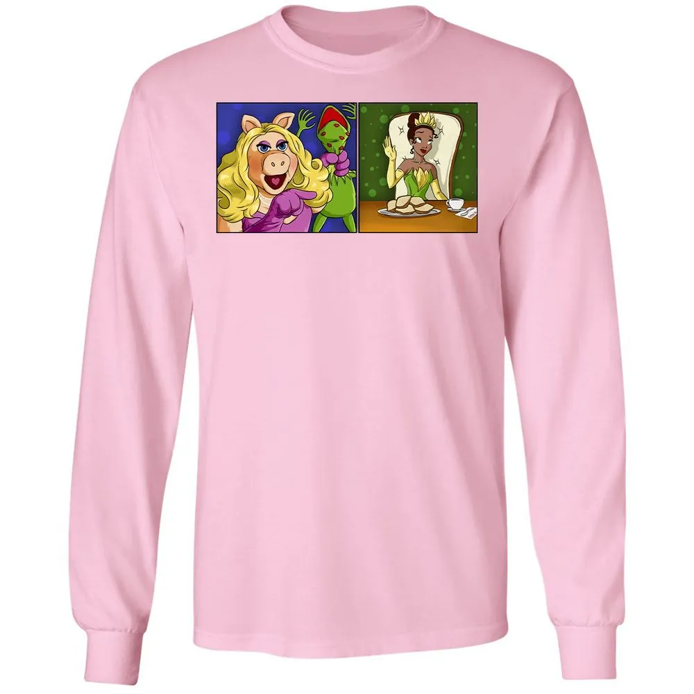 Long Sleeve T-Shirt - 3JU3ZV7D - Light Pink - 3