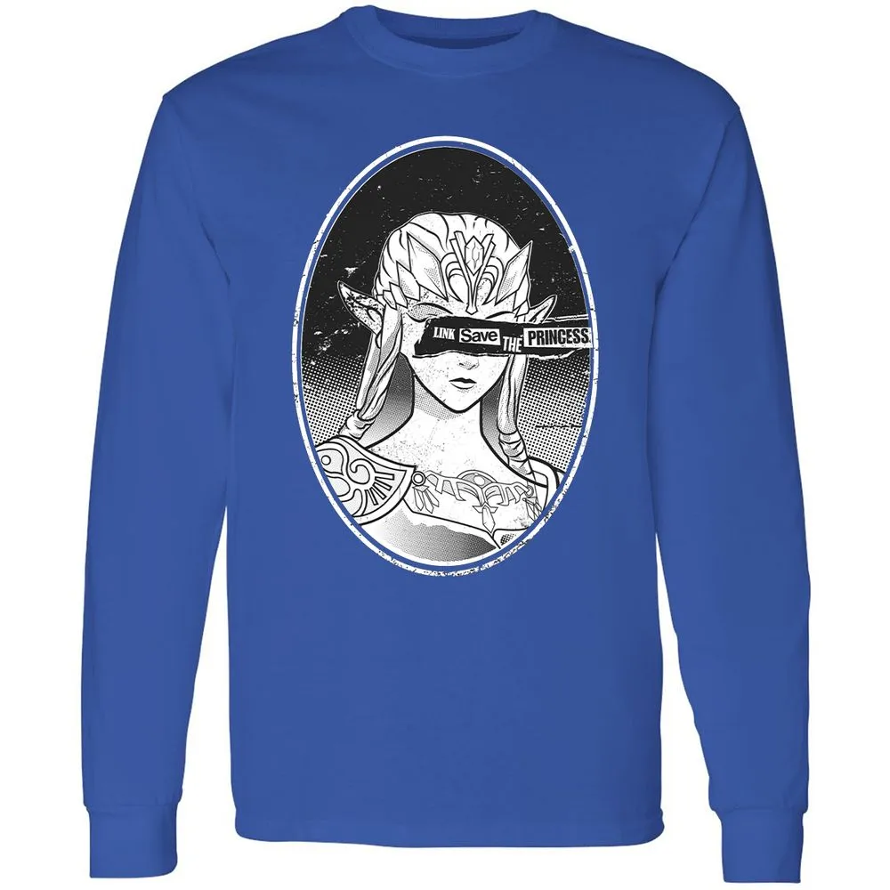 Long Sleeve T-Shirt - CL9VX4MZ - Royal - 8