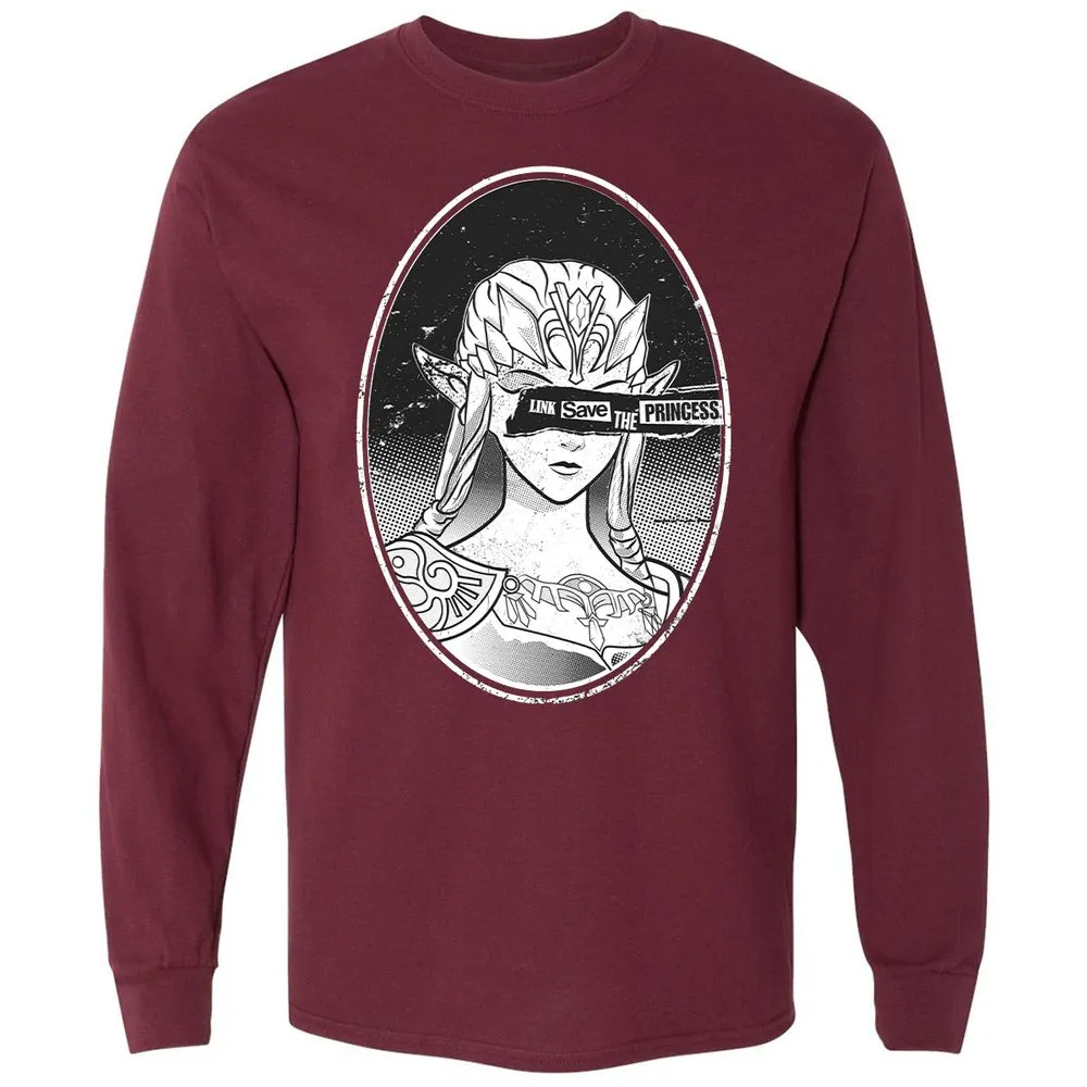 Long Sleeve T-Shirt - CL9VX4MZ - Maroon - 11