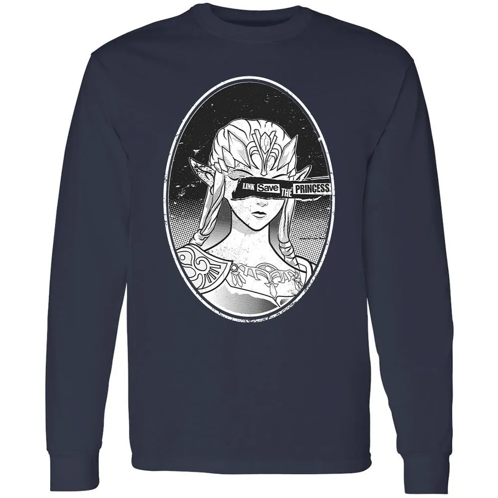 Long Sleeve T-Shirt - CL9VX4MZ - Navy - 2