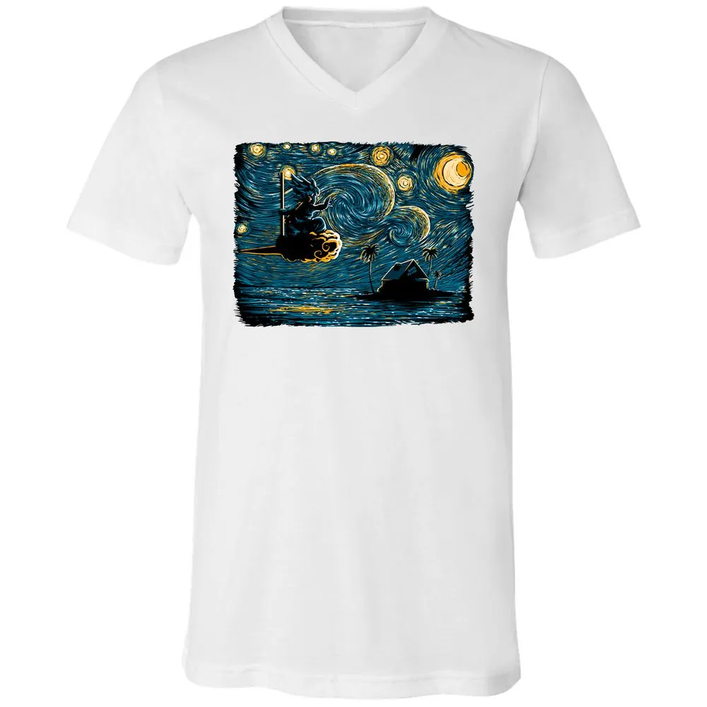 Unisex V-Neck T-Shirt - GSEEQPRU - White - 5