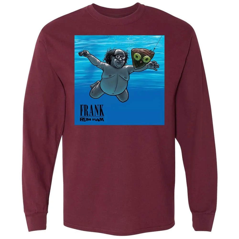 Long Sleeve T-Shirt - HRGF5JC3 - Maroon - 11