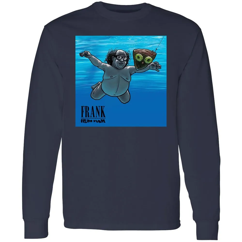 Long Sleeve T-Shirt - HRGF5JC3 - Navy - 2