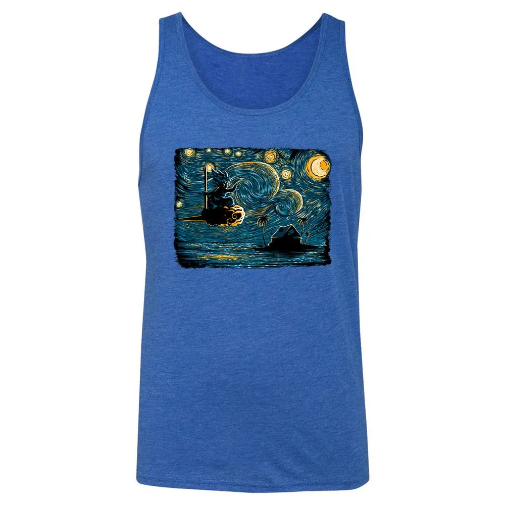 Unisex Jersey Tank - LZYJQSSX - True Royal Triblend - 12