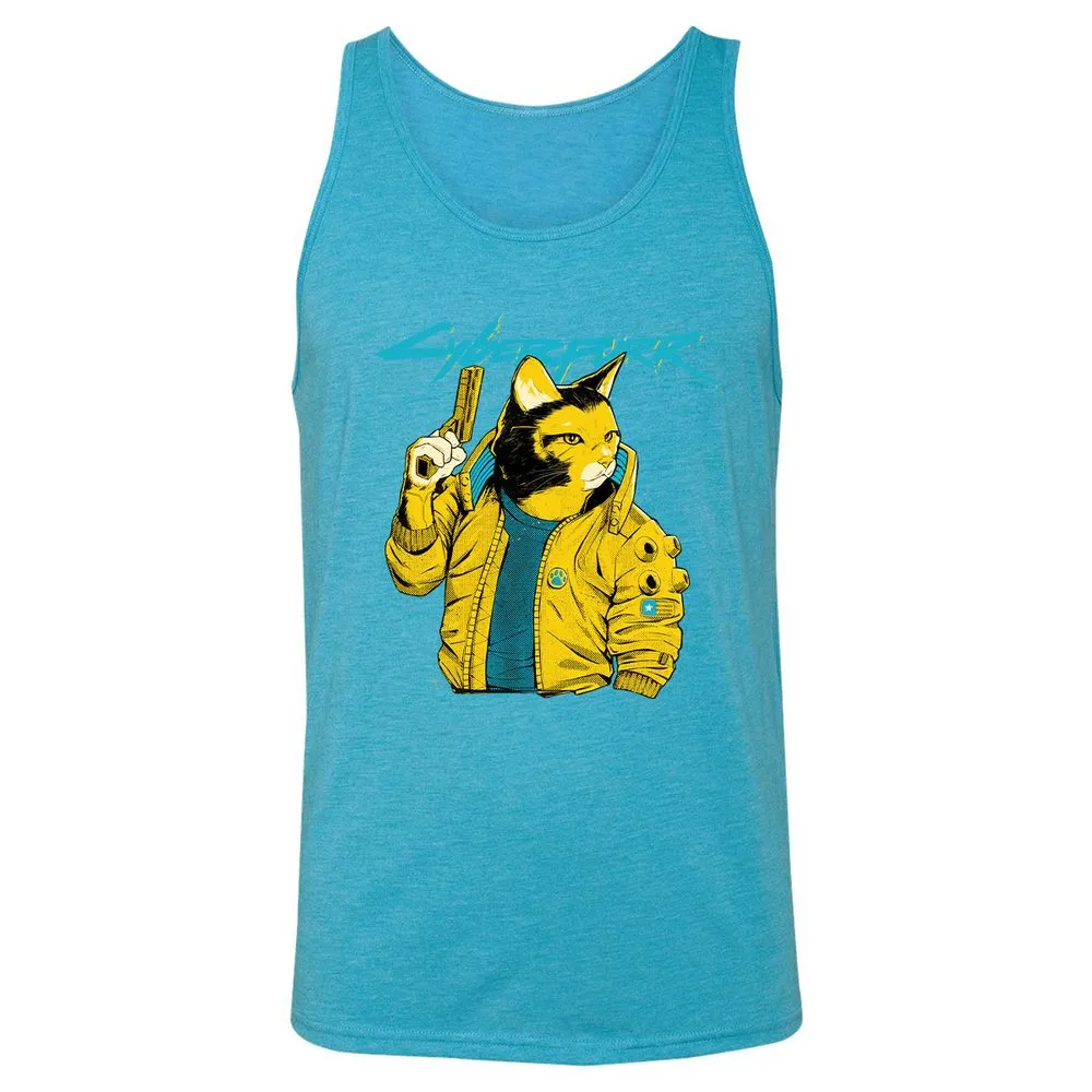 Unisex Jersey Tank - 26HDMFFC - Aqua Triblend - 3