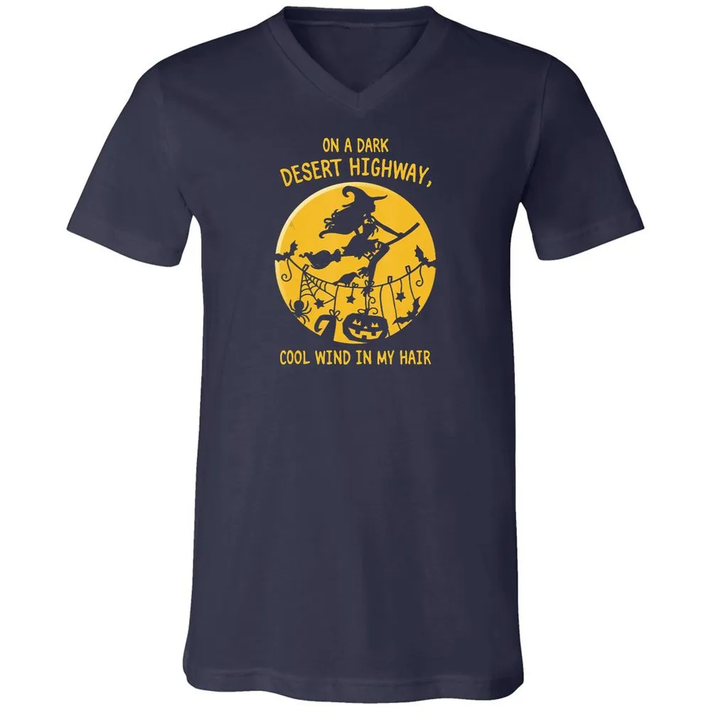 Unisex V-Neck T-Shirt - UFG38F7T - Navy - 2