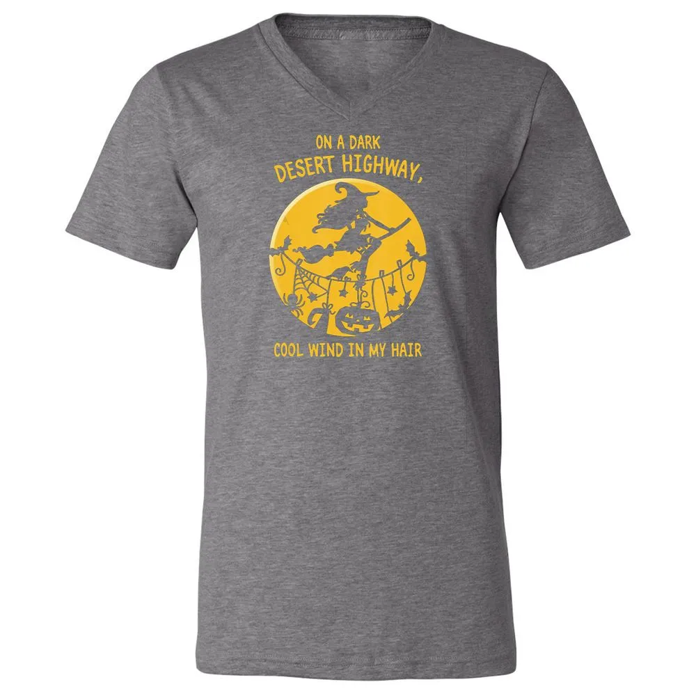 Unisex V-Neck T-Shirt - UFG38F7T - Deep Heather - 13