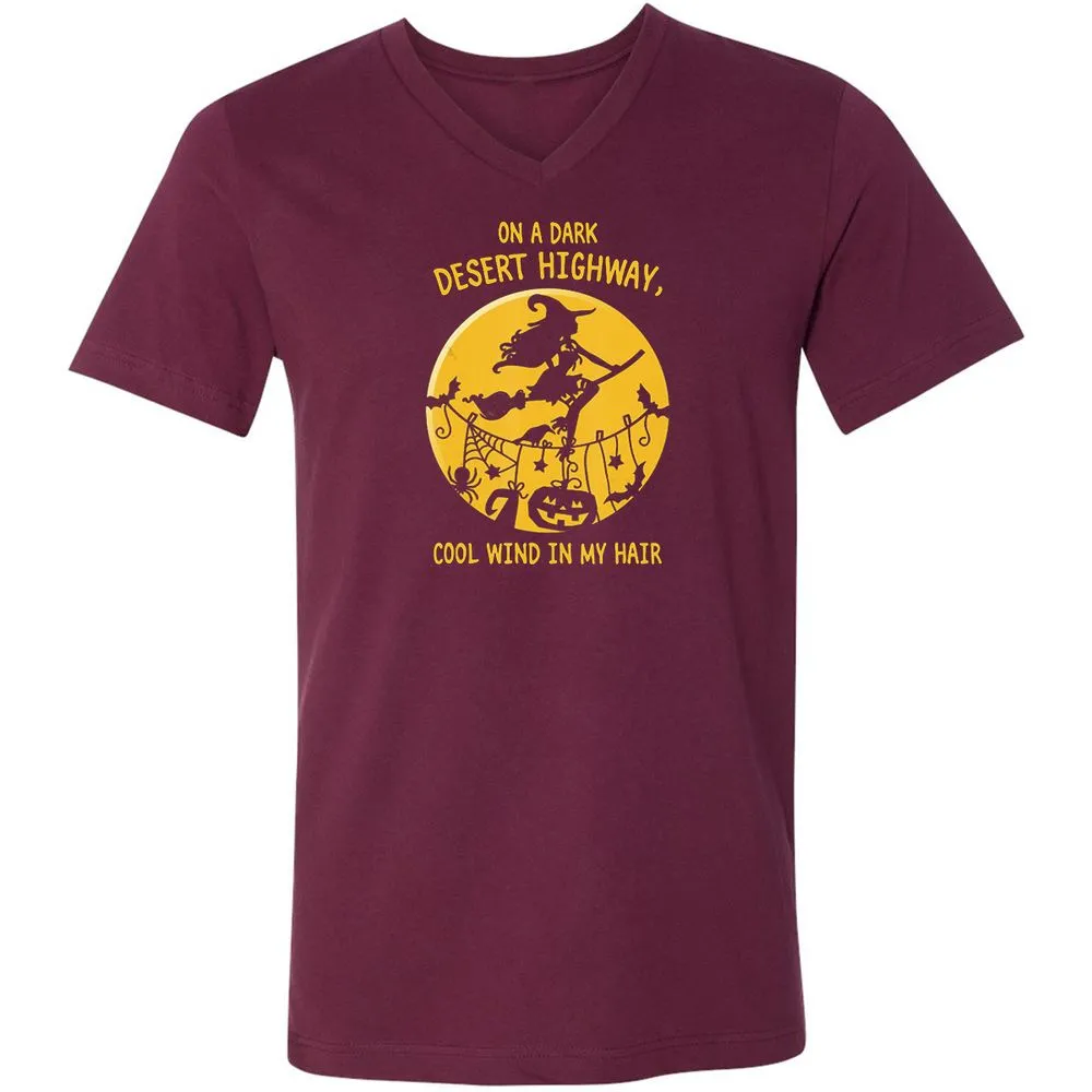 Unisex V-Neck T-Shirt - UFG38F7T - Maroon - 6