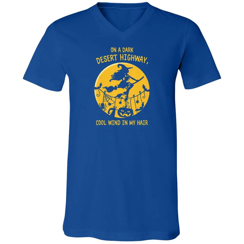 Unisex V-Neck T-Shirt - UFG38F7T - True Royal - 4