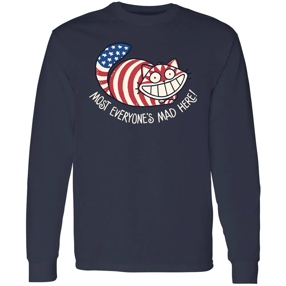 Long Sleeve T-Shirt - 8M8FTHQK - Navy - 2