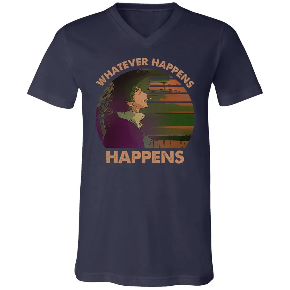 Unisex V-Neck T-Shirt - 4NBHQ3P2 - Navy - 2