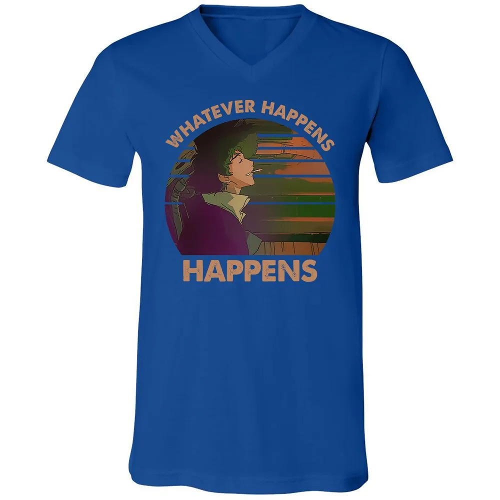 Unisex V-Neck T-Shirt - 4NBHQ3P2 - True Royal - 4