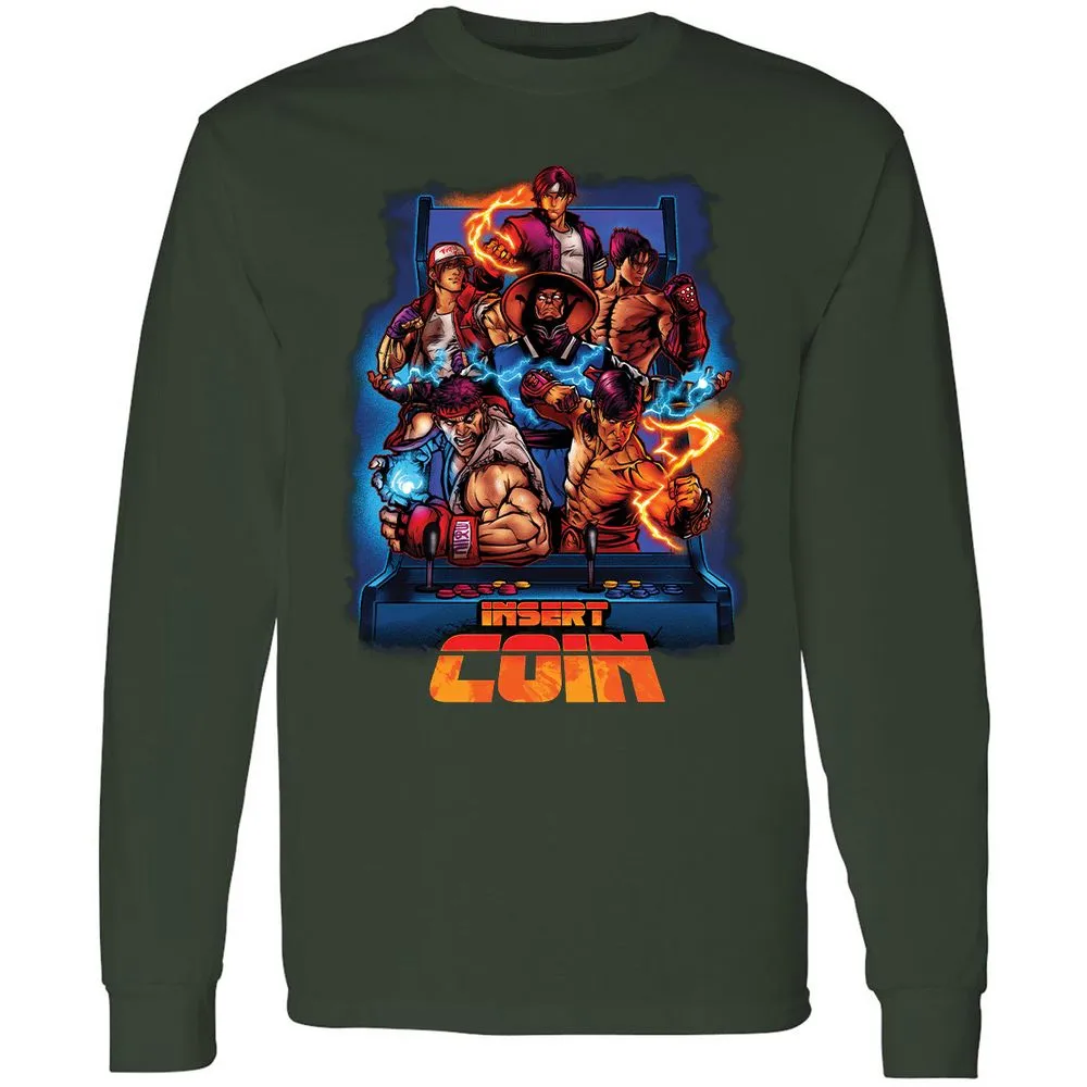 Long Sleeve T-Shirt - VGNV2YCW - Forest Green - 4