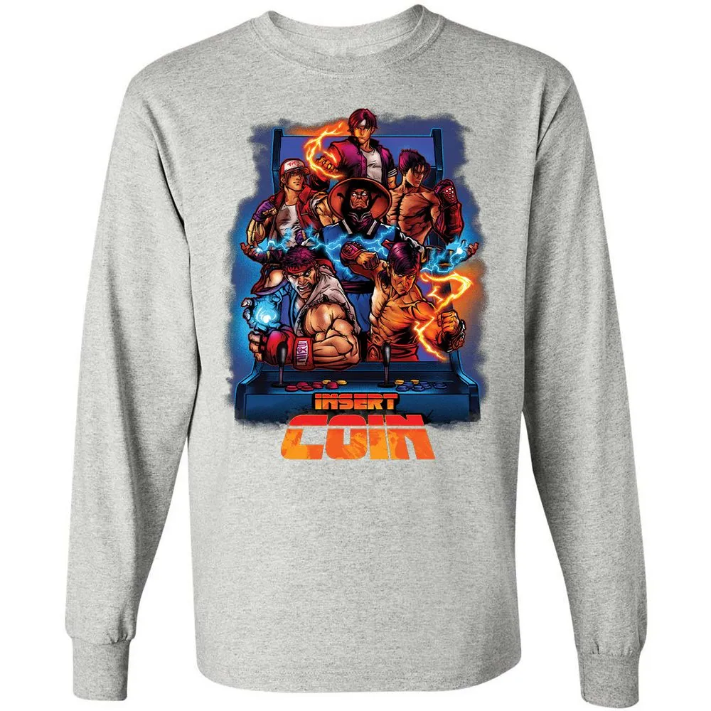 Long Sleeve T-Shirt - VGNV2YCW - Ash - 7