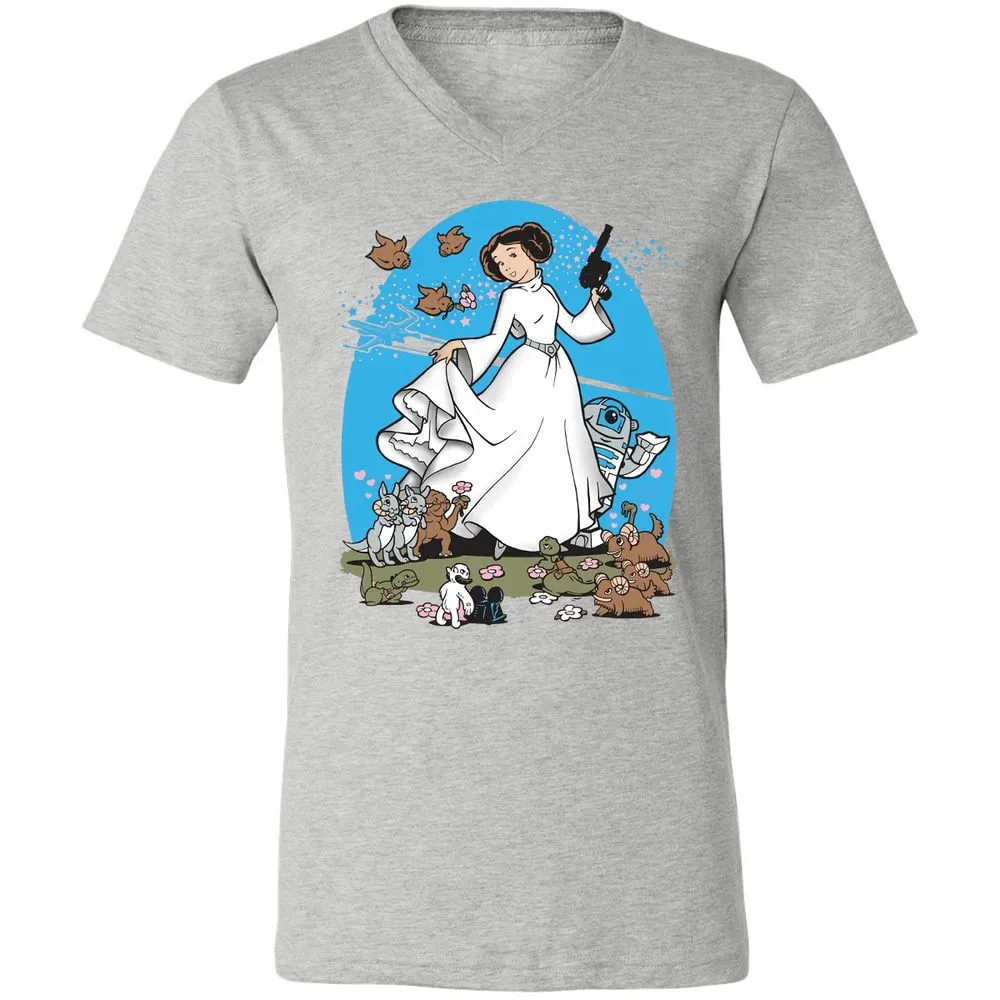 Unisex V-Neck T-Shirt - AZ8XDCDW - Athletic Heather - 7