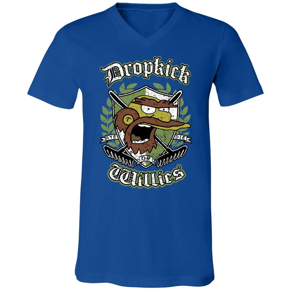 Unisex V-Neck T-Shirt - JCDJKW8U - True Royal - 4