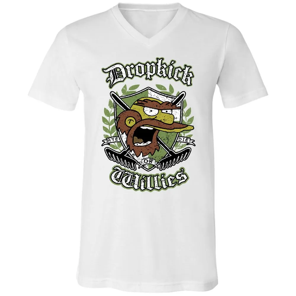 Unisex V-Neck T-Shirt - JCDJKW8U - White - 5
