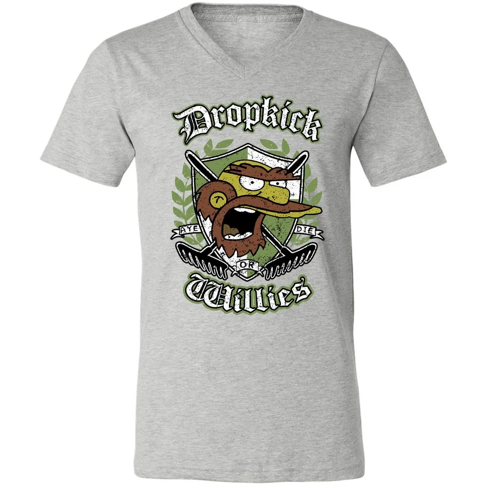 Unisex V-Neck T-Shirt - JCDJKW8U - Athletic Heather - 7