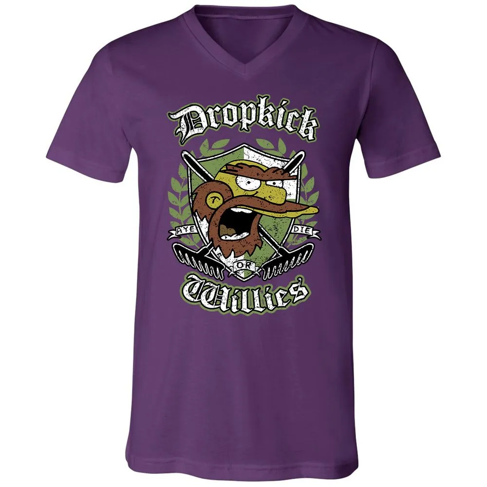 Unisex V-Neck T-Shirt - JCDJKW8U - Team Purple - 9