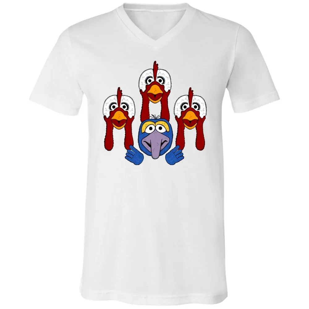 Unisex V-Neck T-Shirt - KV7TS52U - White - 5