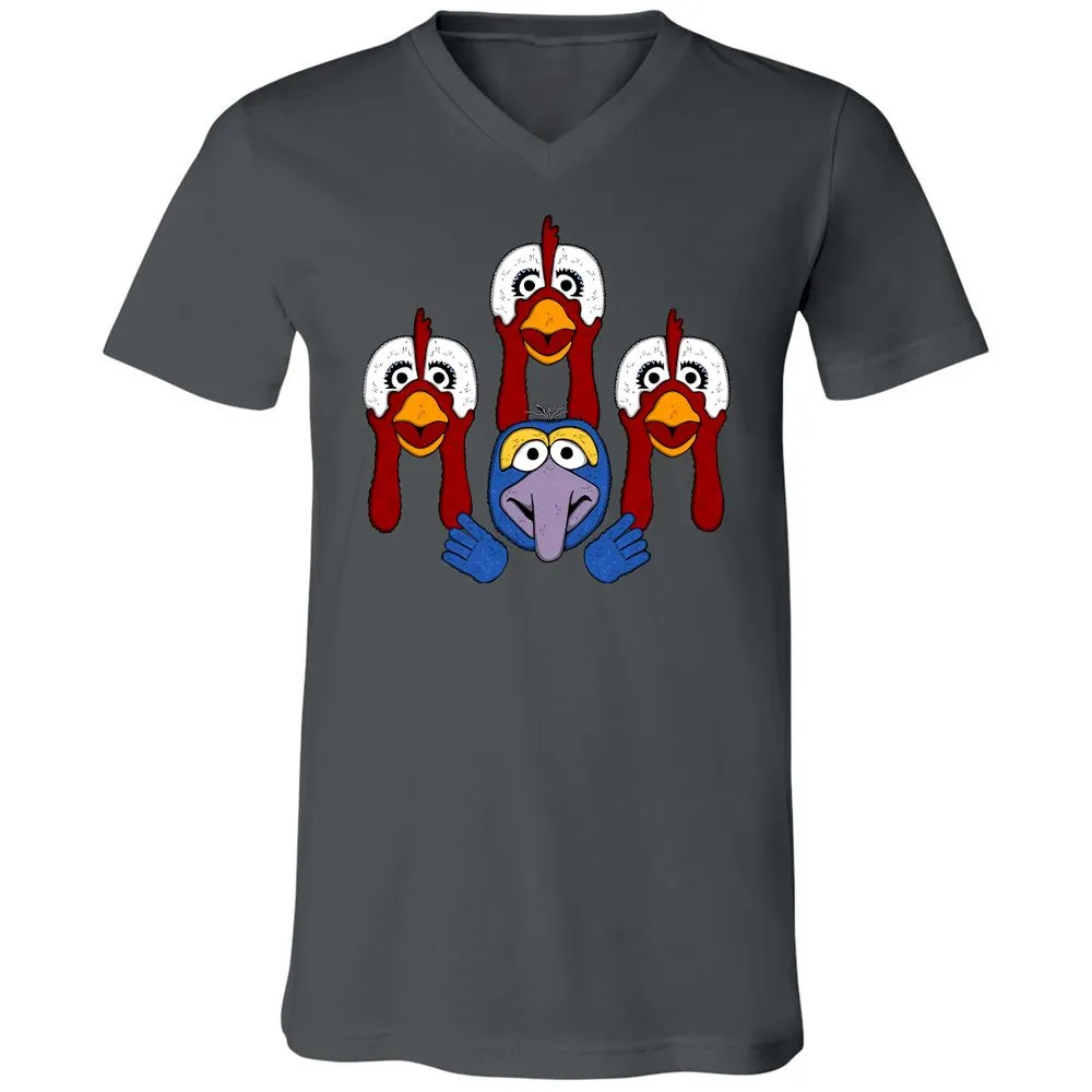 Unisex V-Neck T-Shirt - KV7TS52U - Asphalt - 12