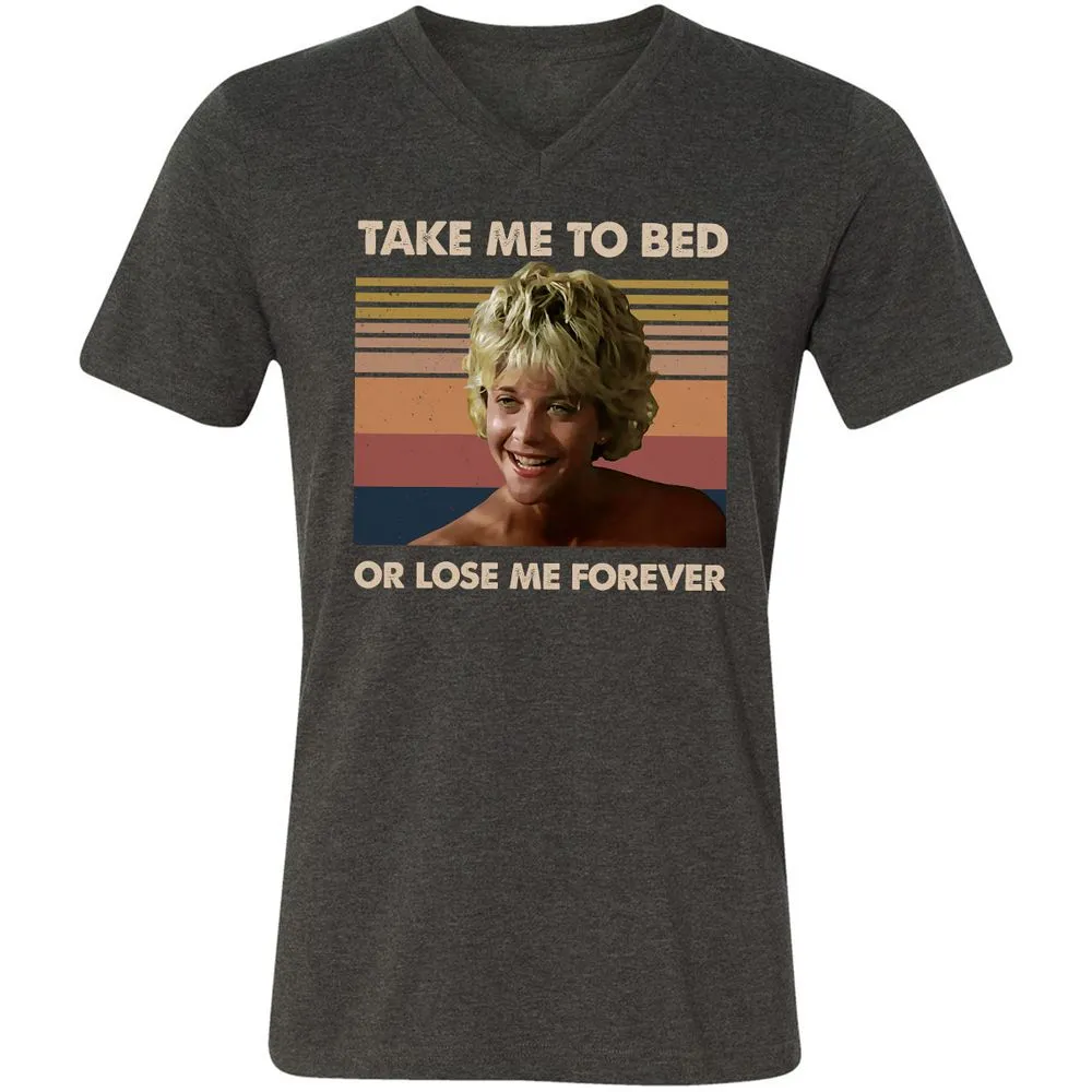 Unisex V-Neck T-Shirt - 5UJFFLUB - Dark Grey Heather - 8