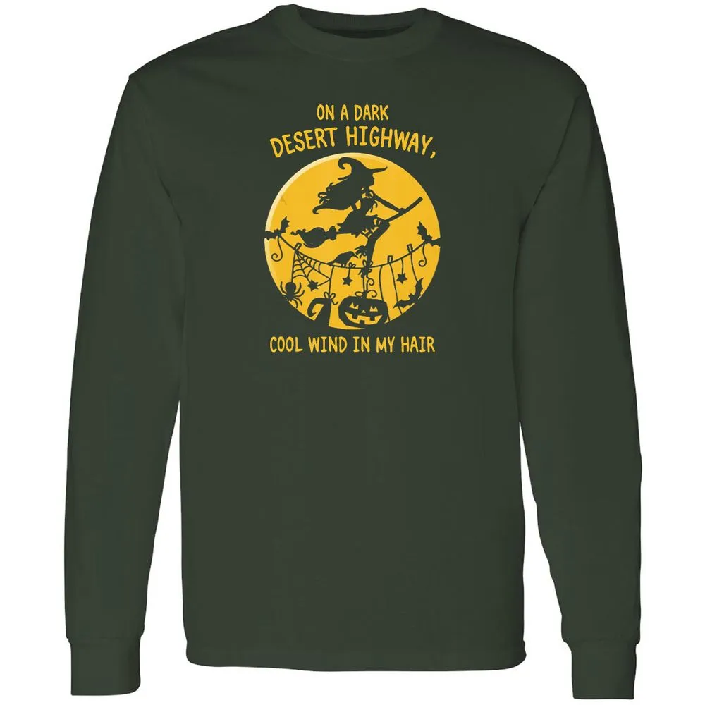 Long Sleeve T-Shirt - WENM854U - Forest Green - 4