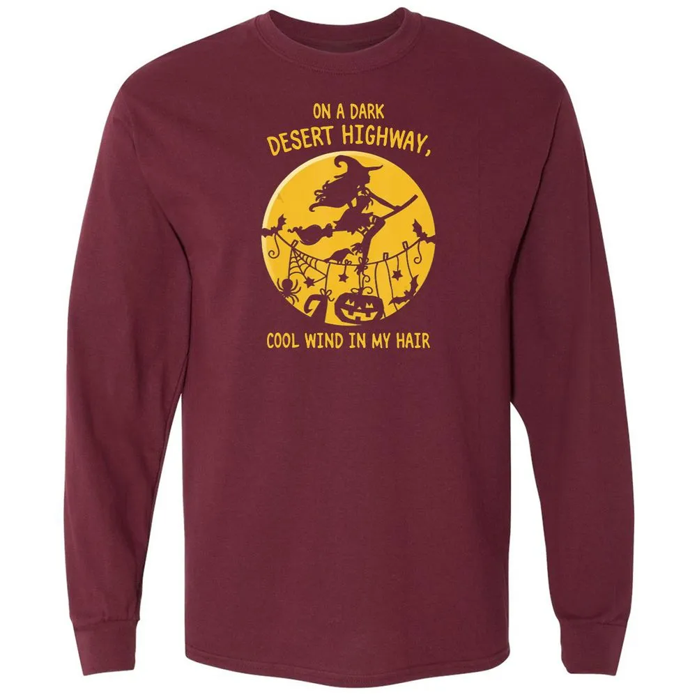 Long Sleeve T-Shirt - WENM854U - Maroon - 11