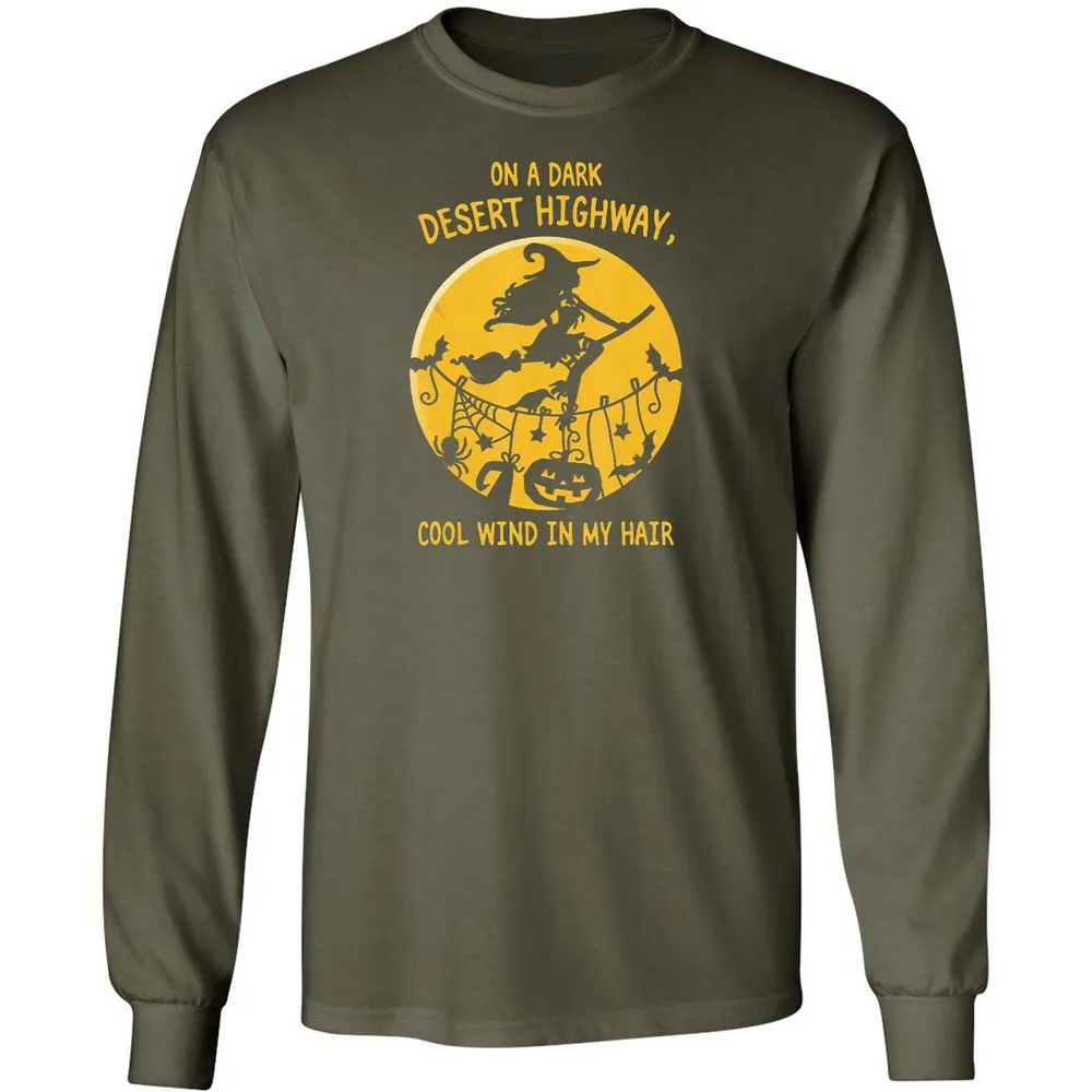 Long Sleeve T-Shirt - WENM854U - Military Green - 16