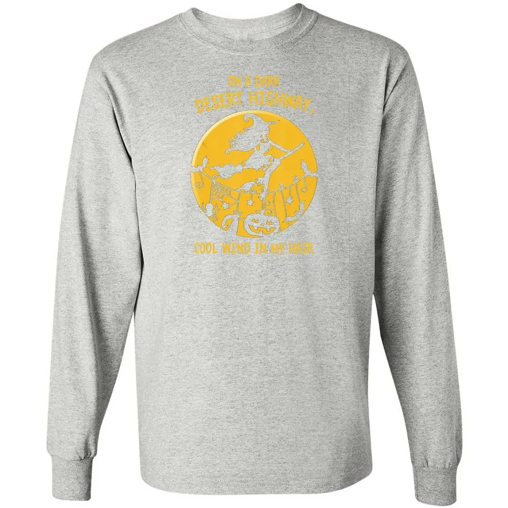 Long Sleeve T-Shirt - WENM854U - Ash - 7