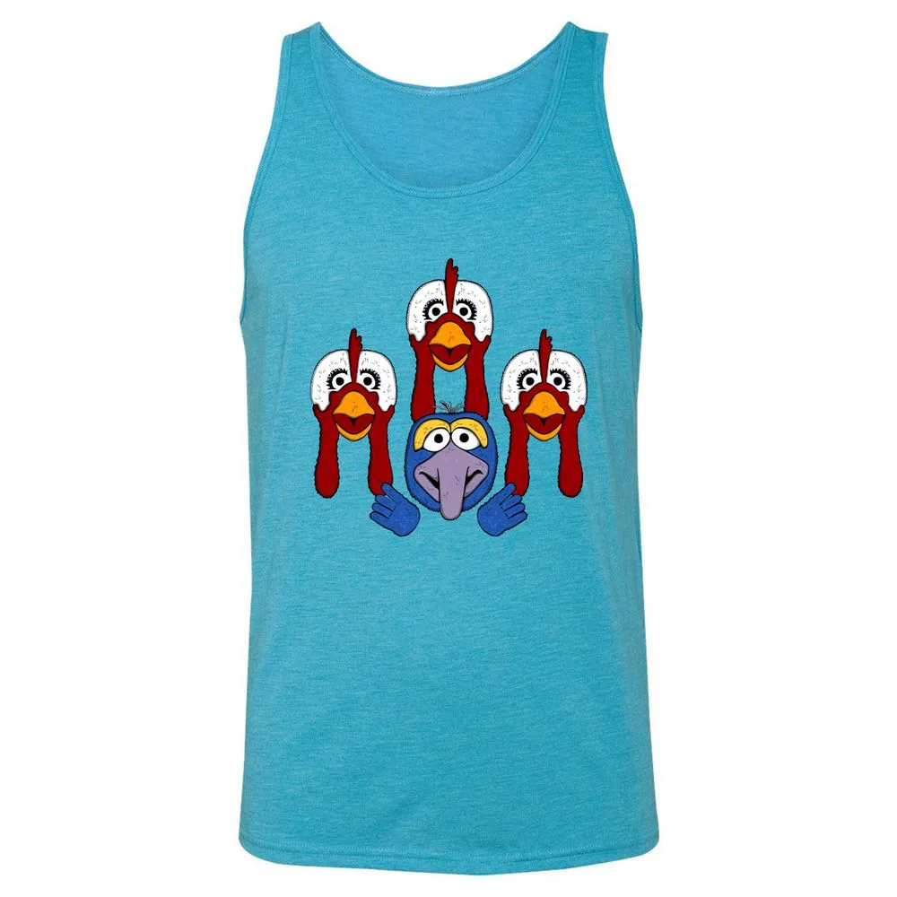 Unisex Jersey Tank - VPRZLLTG - Aqua Triblend - 3