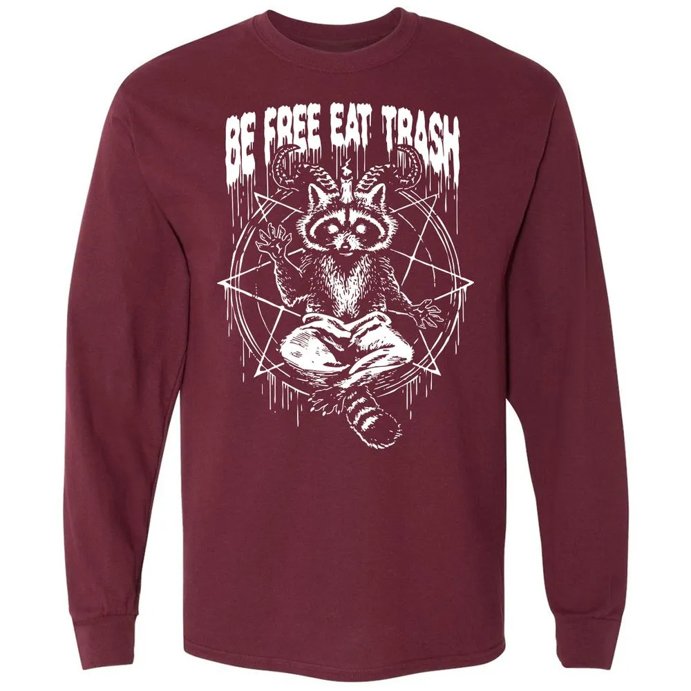 Long Sleeve T-Shirt - D5GYQN5C - Maroon - 11